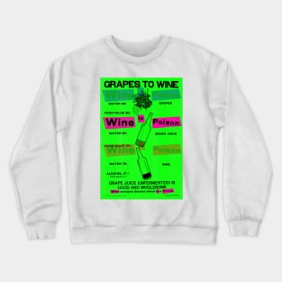 Vintage Temperance Poster Remix 2 Crewneck Sweatshirt